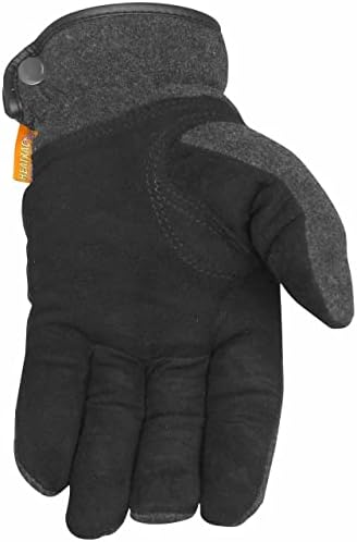 Зимните ръкавици на Maq 2396 от еленова кожа кожа с нагревателя Heatrac За сензорния екран, с Гъста руното облицовка