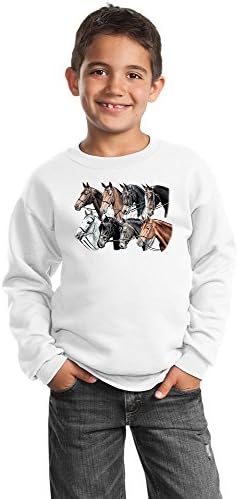 Младежки Свитшот Animal Den Saddlebred Horse - Готов за работа