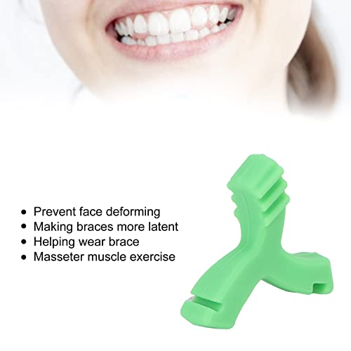 Дъвченето на дъвка, за да balancer Invisalign Y-образен Ортодонтический выравниватель дъвки за многофункционално balancer Invisalign дъвки за зъбни скоби (Зелени)