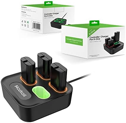 Зарядно устройство Hozkaii за Акумулаторни батерии Xbox One, зарядно устройство за Акумулаторни батерии, Контролер за Xbox One