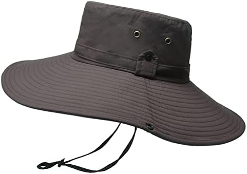 KEYDUACU Унисекс Солнцезащитная, шапка, Слънцезащитен Крем Водоустойчив UV-Защита на широка периферия Рибарска шапка Лятна Катерене