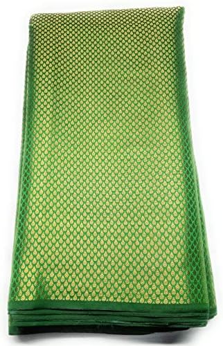 Кърпа за бягане от поли от Коприна Banarasi Brocade /Плат/ Материал за рокля със Златисто пряжей Жаккардовая работа квадратни метра