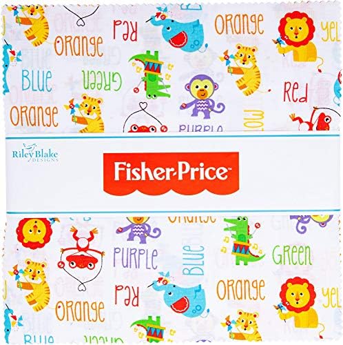 Riley Blake Fisher-Price 10 Stackers 42 бр Мулти