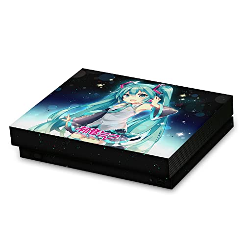 Дизайн на своята практика за главата Официално Лицензиран Hatsune Miku Night Sky Graphics Vinyl Стикер Детска Стикер На Кожата, която е Съвместима С Конзолата Xbox One X