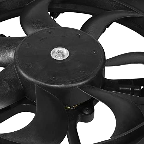 KI3115108 на Заводския Вентилатор за охлаждане с двоен радиатор в събирането, Съвместим с Sorento периода 2003-2006 г., 12 В, Черен