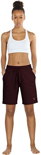Дамски къси панталони за йога icyzone Атлетик Running - Дамски къси панталони-Бермуди Workout Active Фоайе с джобове
