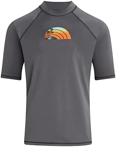 Kanu Surf Мъжка риза за плуване Mercury UPF 50 + С къс ръкав, Слънцезащитен Рашгард