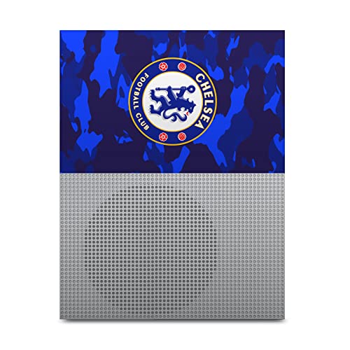 Дизайн на своята практика за главата Официално Лицензиран Футболен клуб Челси Камуфлаж Арт Vinyl Стикер Детска Стикер на кожата Калъф е Съвместим С конзола Xbox One S и к?