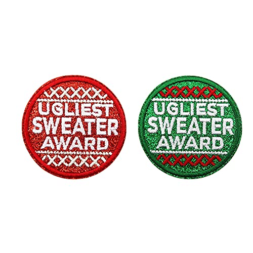 Награда За Грозен Пуловер, Награда За Най-Грозен Пуловер, Коледен Блясък, Бродирани Пайети Ютия На Заплатках