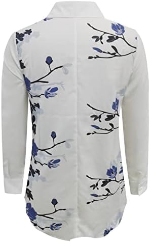 Дамски Ежедневни Летни Тениски С V-образно деколте, Потник с Гъсти Къси ръкави, Блузи-Ризи с Флорални принтом И Пайети