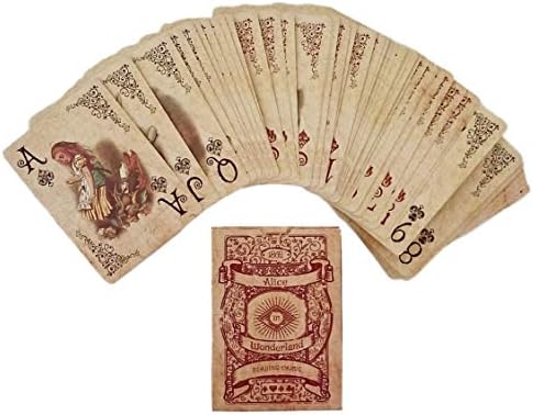Карти за игра ASVP Shop Алиса в страната на чудесата - Пълен комплект е подходящ за тематични партита, подпори, теми и игри