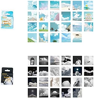 5 Кутии Комплект от Хартиени етикети MGPFERD Sky Етикети за Дневник за Scrapbooking САМ Занаятите Album (46 бр в кутия)
