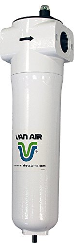 Ван Air Systems F200-0400-2- Филтър за сгъстен въздух серия BAD-PD6 F200, Премахва масло, вода и твърди частици, Индикатор за диференциално