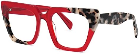 Zeelool Класически Квадратни Прозрачни Очила за Жени и Мъже с безрецептурными Прозрачни лещи WA081343