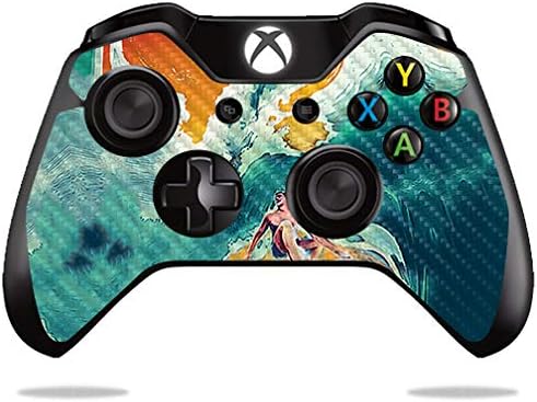 Обвивка от въглеродни влакна MightySkins контролера на Microsoft Xbox One или One S - Acid Surf | Защитно, Трайно текстурированное покритие от въглеродни влакна | Лесно се нанася, се отс?