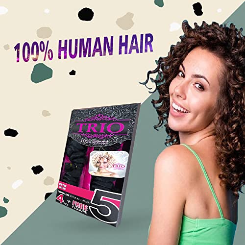Трио За Удължаване на Косата, Истински Човешка Коса, Щипки за коса за изграждане, опашка и Снопчета Коса, Перуки, Висококачествена