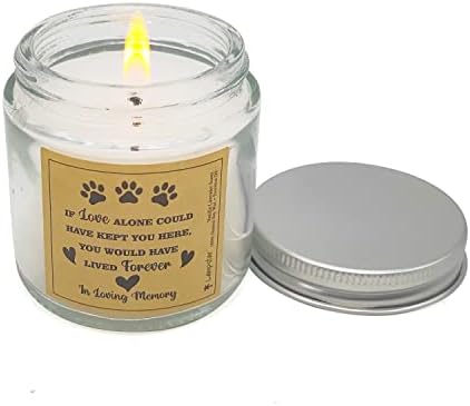 Lampstar Подаръци под формата на свещи в памет за загуба на куче, Подарък за домашни любимци, Идеи за подаръци за Съболезнования Любителите на Кучета, Приятели, Семейст?