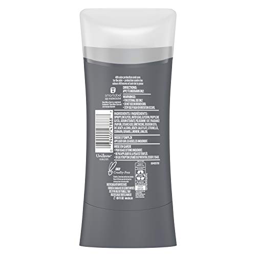 Dove Men + Care 0% Дезодорант-стик за мъже, дезодорант без алуминий, Евкалипт + Бреза Хидратиращ крем за естествена растителна основа, СИВ, 2,6 грама (опаковка от 4 броя)