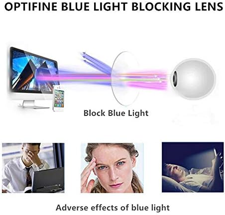 Очила за Четене Optifine, Блокиране на Синята Светлина, за Жени, Мъже, Квадратни Рамки за Очила Nerd, Компютърен Карти, Индивидуален