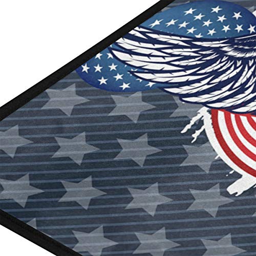 Mr.XZY Американски Флаг Голяма Зона За Бягане В Закрито Декоративни Подложки Подложка За Упражнения Подложка за Фитнес Знак Ветеран
