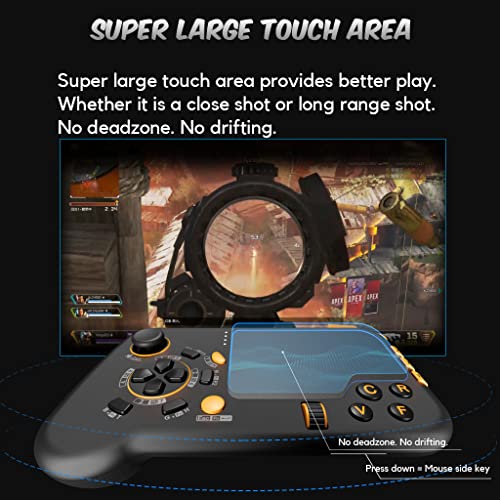 DarkWalker ShotPad FPS Тъчпад Гейм контролер за PS5/PS4/ PC/ Steam / Xbox One/Xbox серия S|X