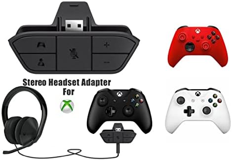 Адаптер Стереогарнитуры Plauduct контролери за Xbox One/One S/Elite 1 и 2/S Series| X Адаптер за слушалки с микрофон за контролера