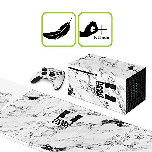Дизайн на своята практика за главата Официално Лицензиран Alyn Spiller Leather Art Mix Vinyl Стикер Калъф за игра кожа, Съвместим с конзола от серия S Xbox и комплект контролери
