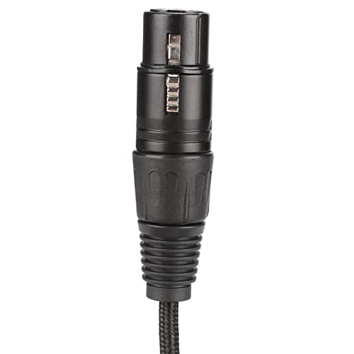 Преходен кабел USB C-XLR, нисък шум кабел за микрофон XLR-C USB, Поддръжка на микрофонного кабел HiFi Plug and Play Type C за система