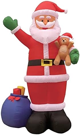 Два комплекта бижута за Коледно парти, в която влиза Огромен надуваем Дядо Коледа, височина 12 метра, с подарочным пакет и Мечка, и надуваема коледно дърво с височина
