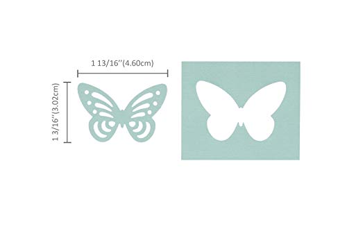 Bira на Занаятите 1,5-инчов Перфоратор със силует на пеперудата, за Scrapbooking и Декоративно-приложни изкуства (Пеперуда)