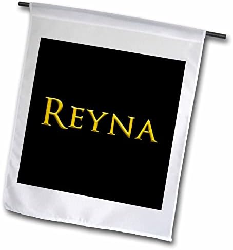 3дРоза Рейна атрактивното детско име за момичета в САЩ. Жълт в черен подарък - Знамена (fl-364273-2)