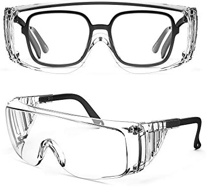 Защитни очила, защитни Очила Със защита От Замъгляване, Прозрачни Защитни Очила, слънчеви Очила с възможност за Регулиране на Виска,