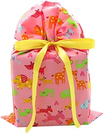 Подаръчен пакет от многократна употреба от тъкан VZWraps за майки и бебета животни за детската душа или подарък за новороденото