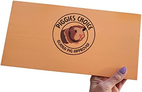 Piggies Choice Арка от естествена борова дървесина за Сено за морски свинчета и Зайци с възможност за закрепване към Клетката (Манго)