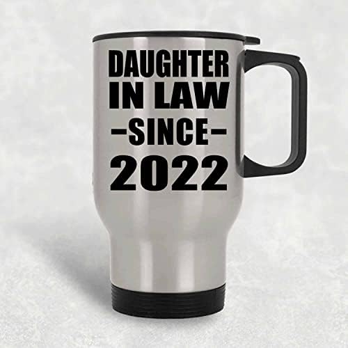Дизайн За дъщеря отиде С 2022 г., Сребърна Пътна Чаша 14 грама, на Чаша от Неръждаема Стомана С Изолация, Подаръци за Рожден Ден,