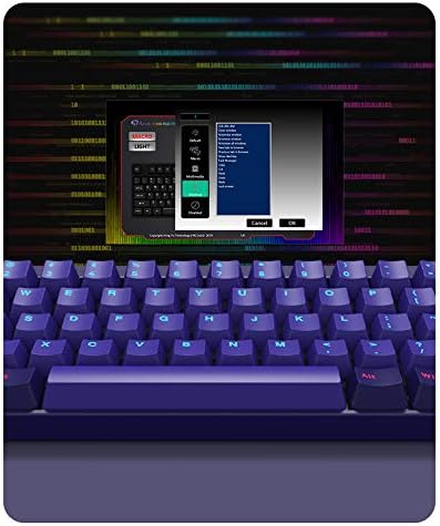 Ръчна детска клавиатура EPOMAKER AKKO ACR98 Mini с 78 бутони и възможност за бърза смяна, акрилен корпус и RGB осветление, двойни