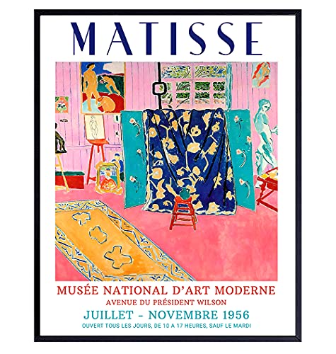 Естетическо изкуство и боядисани стени Матис - Модерен минималистичен плакат средата на века - Стенно изкуство галерии - Абстрактни подаръци за жени - Съвременни му