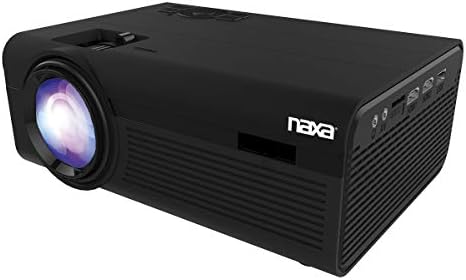 LCD проектор за домашно кино Naxa Electronics, 150 инча, Черен