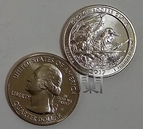 Възпоменателна монета Национален парк на САЩ 2017 № 40 S От колекцията Эдны Джордж РосгларнаКоин Възпоменателна Монета