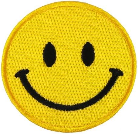 Ленти с смайликом и щастлива усмивка на лицето си, пришиваемые желязо, за деца, Детска бродирана апликация за събиране Botan