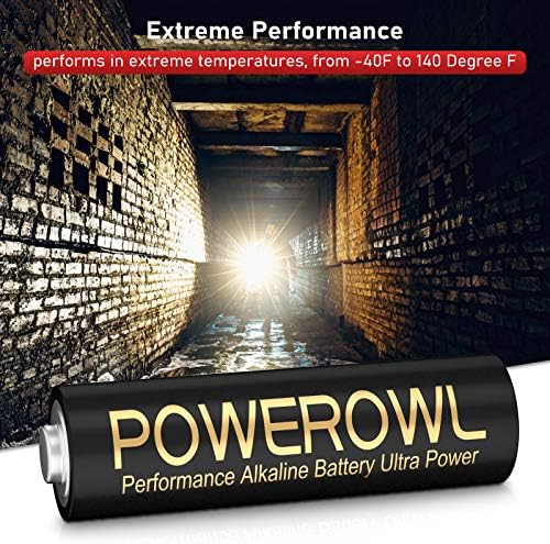 POWEROWL Высокоемкие Алкални батерии тип АА ААА Комбинираната 16 Броя и батерия CR2450 3 Литиеви Батерии 15 бр.