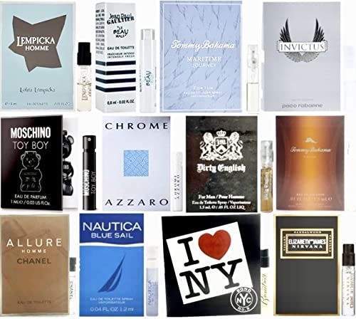 Най-добрите Дизайнерски комплект пробирок за мъжки парфюм от 12 флакона | Най-доброто класиране | Комплект от 12 теми