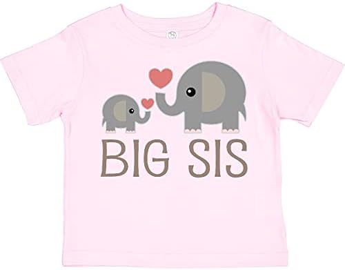 Тениска за деца със Слон Голям Сестри inktastic