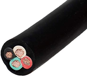 Съраунд кабел 12/4 с дължина 50 Метра - Обвивка SOOW, 20 Ампера, 4 Тел, 600 - Водо - и маслостойкий