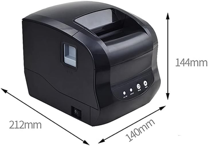 ZSEDP Small Label Printer Мобилен USB Син 58 мм Термопринтер с няколко Чековыми Принтери Стикер