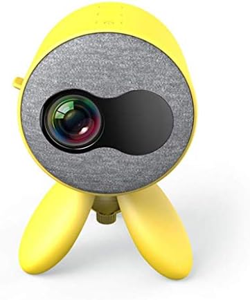 LHLLHL Преносим Мини-детски проектор Домакински Малък 3D проектори за 1080P домашно кино Проектор, съвместим с мобилен телефон (Цвят: бял-Динозавър Doodle4)