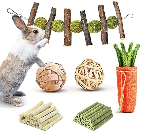 Дъвченето на набор от Meric Rabbit, Пръчици за нарязване на зъбите на ръчно изработени продукти за грижа за устната кухина и храносмилането