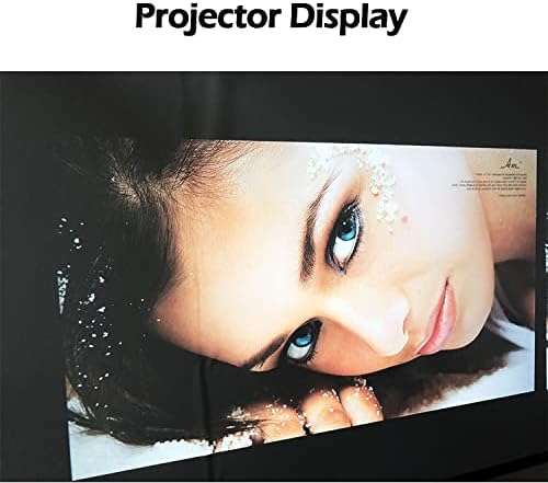 Интелигентен проектор Aisnwei У 7 854x480 с ръчно фокусиране, Предна проекция, HDMI / USB (Бял + черен)