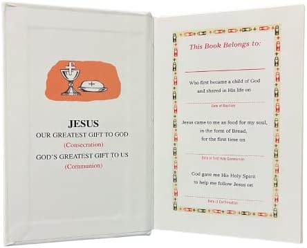 Подаръчен комплект за момичета Моето първо Свето Причастие с Молитвенником, Четками и окачване под формата на Кръст