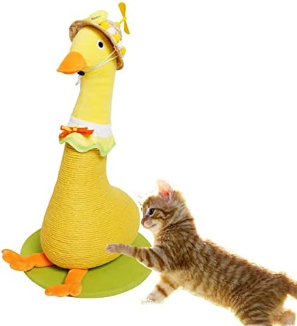 Рамка за Катерене KUYT Come On Duck Cat Натурална Сизалевая Въже, Когтеточка за Котки и Котенца, Износостойкая, Устойчиво На Надраскване
